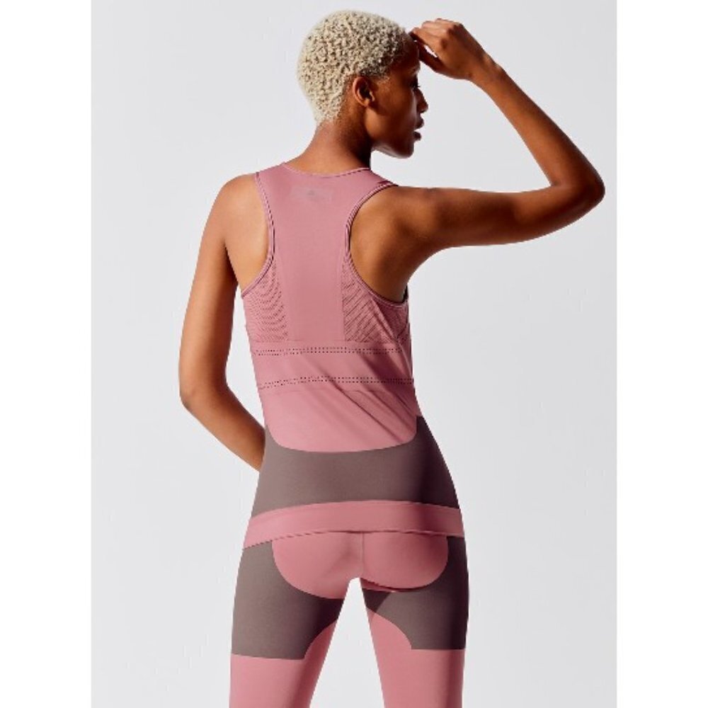 Adidas by Stella McCartney Rose and Charcoal Tank Top - Picture 9 of 16